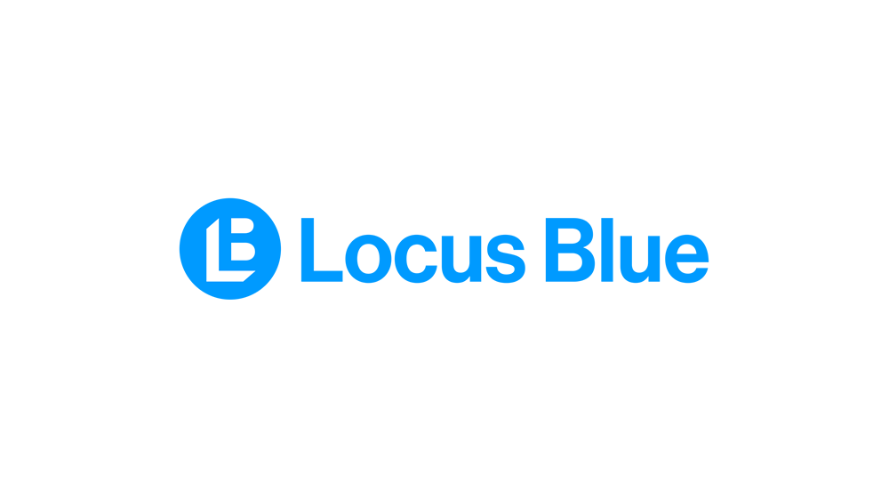 ローカスブルー株式会社 ロゴ